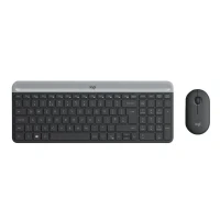 Bild av Logitech MK470 Slim Wireless Keyboard &amp; Mouse Combo Graphite Tastatur Mus set Nordisk Svart
