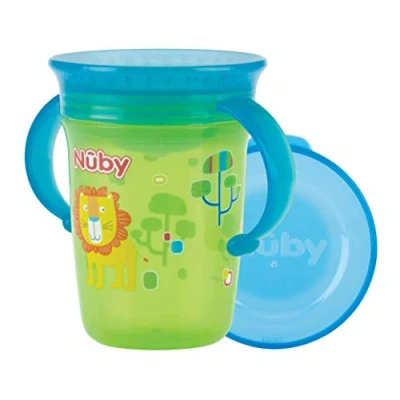 Bild av Nuby Dricksglas med Handtag, Grön
