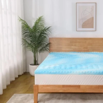 Bild av EGO HOME Madrassbäddmadrass 90 x 200, 7 zoner madrassöverdrag av gelskum, CertiPUR EU certifierad, 200 cm, utan överdrag för resårsäng madrasser bäddsoffa