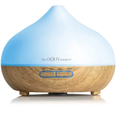 Bild av The Body Source Aromdiffusor för Eteriska Oljor med LED ljus 7 Färger (300 ml)