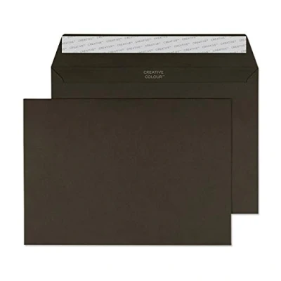 Bild av Blake Creative Colour C5 162 x 229 mm 120 gsm plånboksfodral kuvert (45326) bitterchoklad förpackning med 25