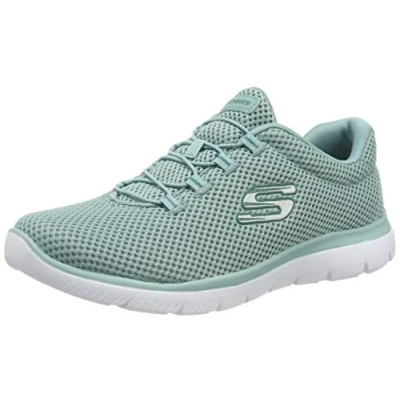 Bild av Skechers SUMMITS dam Sneaker Låga sneakers, Sage Mesh White Trim, 38.5 EU