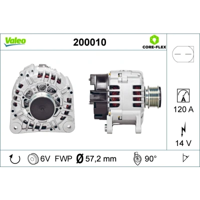Bild av Generator Valeo 200010