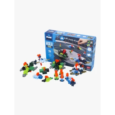 Bild av PLUS Learn to Build Spinning Tops 240 bitar Snurror, Kreativ lek, Byggklossar, Bygga, Utvecklande leksaker för barn, STEM, STEAM, Producerat i Danmark