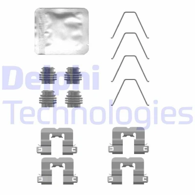 Bild av DELPHI LX0763 Kit d&#039;accessoires, plaquette de frein à disque HYUNDAI: i30 III 3/5 portes, KIA: Ceed Sportswagon, portes