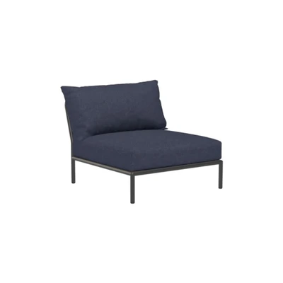 Bild av HOUE LEVEL 2 / Lounge Chair Trädgårdssoffa Indigo/Dark Grey L92,5 x W81 H68,5 SH38 cm