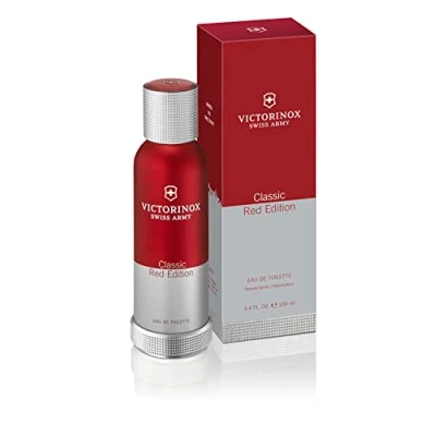 Bild av Victorinox Swiss Army Classic Red Edition, Eau de Toilette herr, parfym med bär och lavendel, dynamisk aromatisk, vegansk, 100 ml, V001247