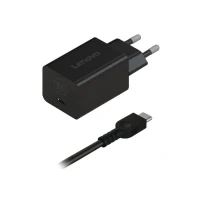 Bild av Lenovo Nano Strömadapter GaN 65 Watt (24 pin USB C) svart Europa