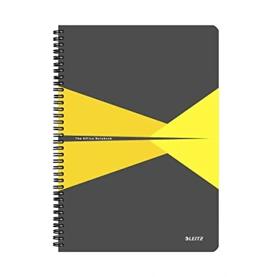 Bild av L:Notebook Office Card A4 squared yellow