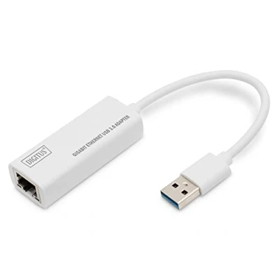 Bild av DIGITUS nätverksadapter via USB 3.0 Gigabit Ethernet 1 GBit/s RJ45 Ytterligare LAN anslutning A