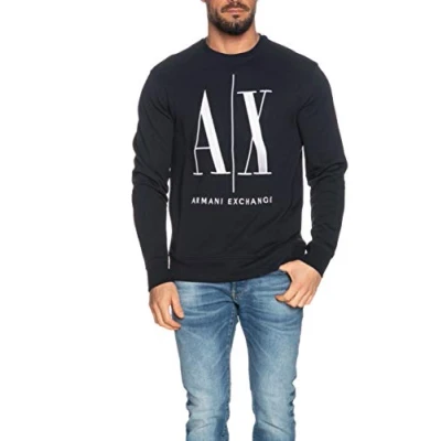 Bild av Armani Exchange Icon Project Sweatshirt för män, BLÅ, S