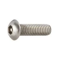 Bild av Toolcraft 886975, Skruv, Rostfritt stål, M6, Runt huvud, Silver, 2,5 cm