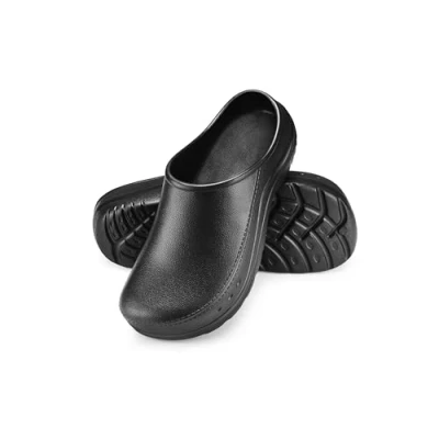 Bild av ESTRO Trädgårdsskor Herr Tofflor Dam Unisex Trädgårdstofflor Clogs Gummi Lätta Sommar Trädgård CC01 (46, Svart)