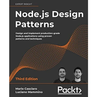 Bild av Node.js Design patterns Third edition: and implement production grade applications using proven techniques