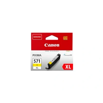 Bild av Canon CLI 571 XL Y skrivarbläck gul hög kapacitet 11 ml för PIXMA bläckstråleskrivare ORIGINAL x 2,1 9,7 cm