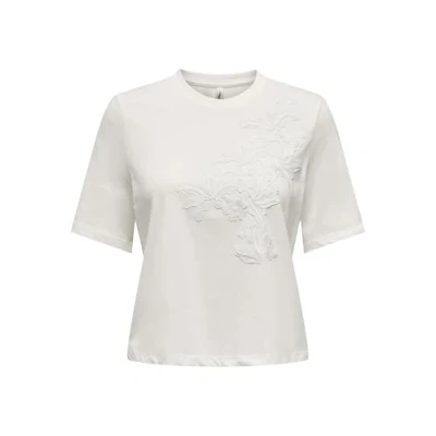 Bild av ONLY Onljessa LIFE Short BOX Tshirt bas, Storlek: XS, Cloud dancer