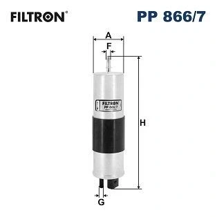 Bild av Bränslefilter FILTRON PP 866/7