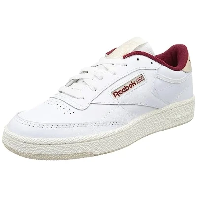 Bild av Reebok CLUB C 85 unisex vuxen Sneaker, FTWR vit/Stucco/Classic rödbrun F23, 34.5 EU