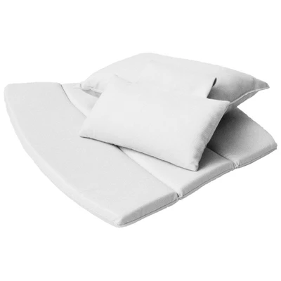 Bild av Cane line Breeze Highback Lounge Chair Cushion Kuddar för utomhusbruk White Natté B: 75 x D: 55 H: 2 cm