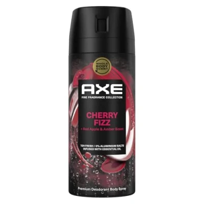 Bild av Axe Premium kroppsspray Cherry Fizz deodorant utan aluminiumsalter i 72 timmar färskhet 150 ml