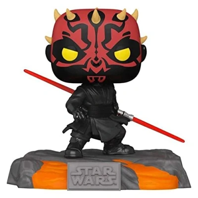 Bild av Star Wars Red Saber Series Dark Maul Glow US Ex Pop! Delxe