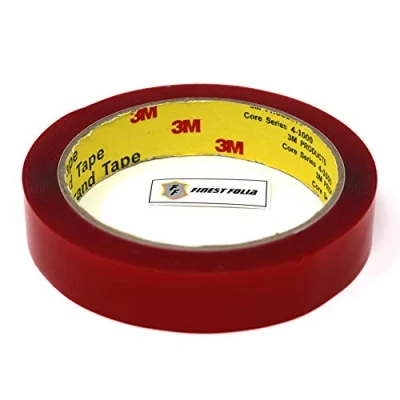 Bild av Finest Folia 3M dubbelsidig tejp 3 meter Scotch monteringstejp 4218P VHB 4910F högpresterande extra starkt temperaturbeständigt (20 mm x meter, 4910F)