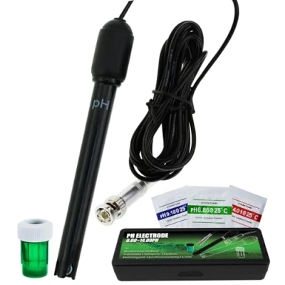 Bild av 0 14 Ph Elektrodsond Bnc Kontakt, 300 Cm Kabel FöR MäTare Monitor Controller Testsensor, ErsäTtningssats Aquarium Hydroponics Plant Pool Spa