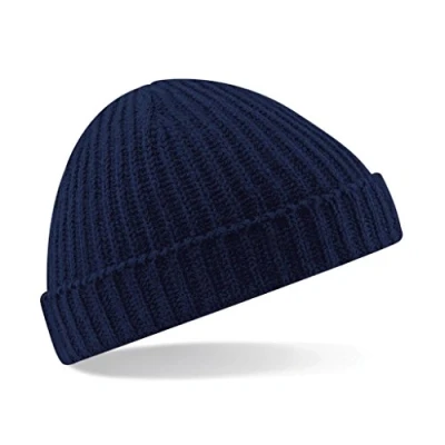 Bild av Beechfield Unisex retro Trawler vintermössa en storlek, Franska marinen, one size