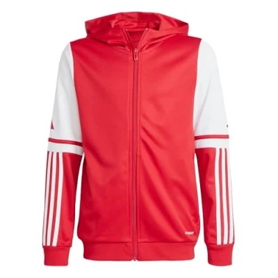 Bild av adidas Performance SQUADRA25 Hooded Unisex Träningsjacka för barn, Storlek: 140, Team power red/white