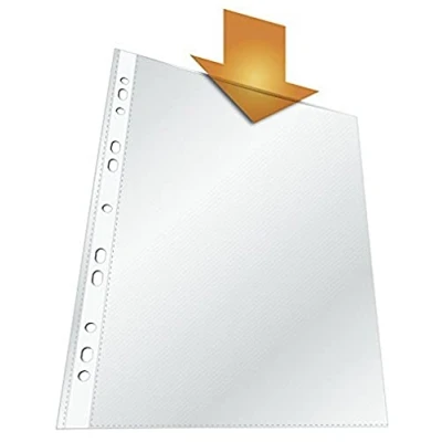Bild av Durable 265219 hålad plastficka (A4 standard 0.035 mm), 40 st, transparent