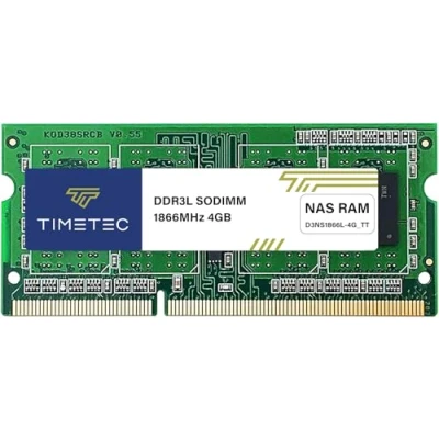 Bild av Timetec DDR3 1866L 4GB ersättning för Synology D3NS1866L 4G Non ECC, obuffrad SODIMM DDR3L 1866Mhz PC3L 14900 1,35V RAM (kompatibel med DS620slim, DS218+, DS918+, DS718+)