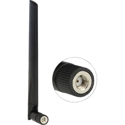 Bild av DeLOCK 88898, 5 dBi, 2.4 2.4835 / 5.15 5.875 GHz, IEEE 802.11a, 802.11ac, 802.11b, 802.11g, 802.11h, 802.11n, 50 O, Rundstrålande antenn, RP SMA