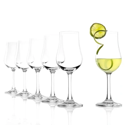 Bild av Stölzle Lausitz Destillatglas Classic 185 ml I Set med 6 whiskyglas ädelt kristallglas diskmaskinssäkra Tumbler hög kvalitet Vackert enhetligt utseende stötsäker