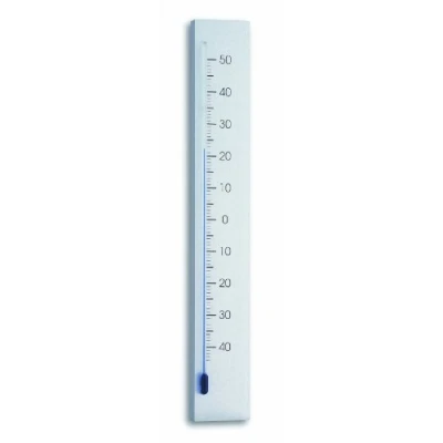 Bild av TFA Dostmann Lina analog inomhustermometer av aluminium, för kontroll inom och utomhustemperaturen, väderbeständig