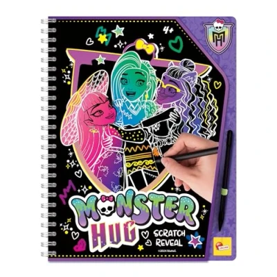 Bild av Monster hug scratch reveal. High sketchbook. Ediz. a colori. spirale. Con penna