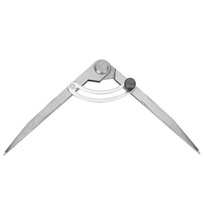 Bild av 6.1Inch Wing Divider, Precision Spring Divider Scriber Leather Craft Compass with Pencil Holder Adjustable Spacing Edge Creaser Leathercraft DIY Tool