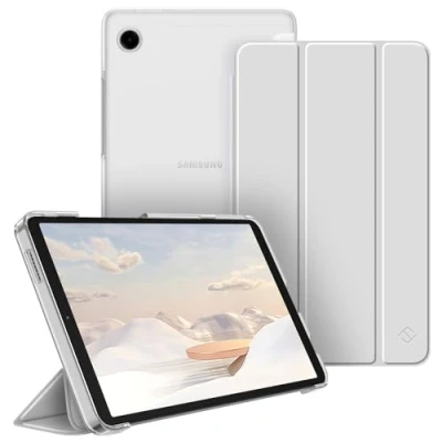Bild av Fintie Fodral för Samsung Galaxy Tab A9 8,7 tum 2023, ultratunt skyddsfodral med genomskinligt baksida skydd Tablet SM X110/X115/X117, silver