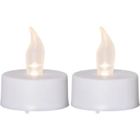 Bild av LED Värmeljus Paulo 4cm vit 2st [Star Trading]