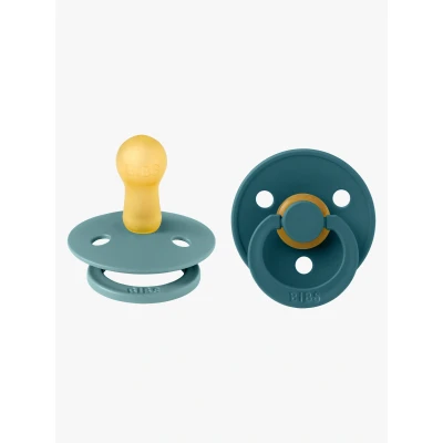 Bild av BIBS Colour Napp 2 Pack Latex Stl Rund, Island Sea/Forest Lake