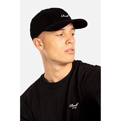 Bild av Reell Svart unconstructed Keps Single Script Cap Black Cord Dad @ Hatstore