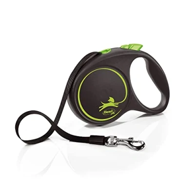 Bild av Flexi Black Design L leash 5 m 50 kg green