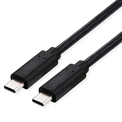 Bild av ROLINE USB4 kabel, Gen3x2, C C, ST/ST, 40Gbit/s, 100 W, svart, 1 m