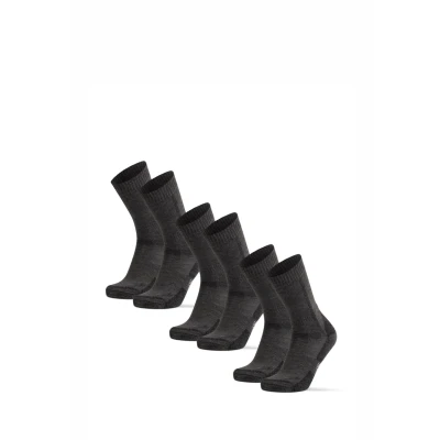 Bild av Danish Endurance Classic Hiking Socks 3 PACK Träningssockor, Storlek: 39 42, Dark grey