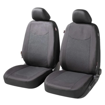 Bild av WALSER Speedway ZIPP IT Premium 11858 Bilsätesskydd svart Polyester Fram VOLKSWAGEN: Caddy 3, Passat B8 Variant, Golf 7, VOLVO: XC60 I, II