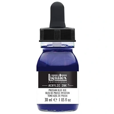 Bild av Prof Acrylic Ink 30Ml Prussian Blue Hue 320