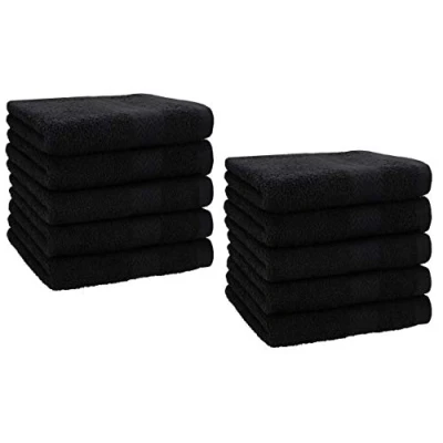 Bild av Betz 10 stycken tvålhanddukar tvålscarf sidenlappar set premium 100% bomull storlek 30 x cm color nuss
