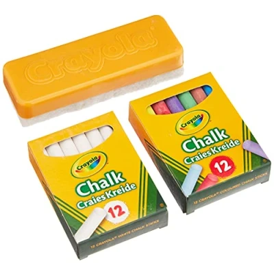 Bild av Crayola Ensemble de craies Avec une brosse d&#039;essuyage