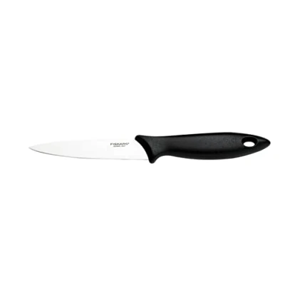 Bild av Fiskars grönsakskniv, Essential, total längd: 22 cm, rostfritt stål / PP plast, svart, 1065568