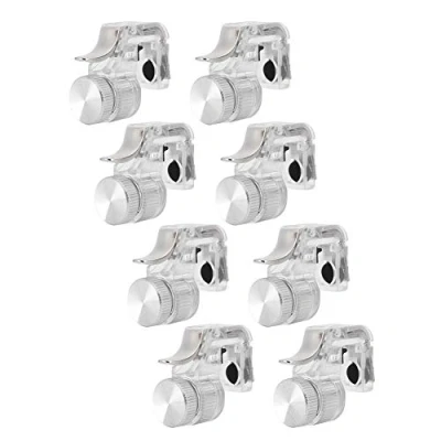 Bild av PUBG Mobile Game Controller, 8 Pcs R11 Four Six Fingers Assistant Button Shooting Trigger Controller för PUBG, Gaming Joysticks Smartphone(Silver)