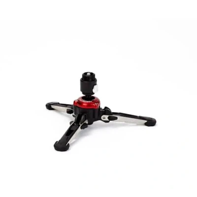 Bild av Manfrotto MVMXPROBASE, XPRO Full Fluid Base monopod, Fluidtech Bas, Vertikalt lås och infällbara fötter, ingår med video svart